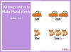Adding s and es to Make Plural Words - Year 1 Teaching Resources (slide 1/25)